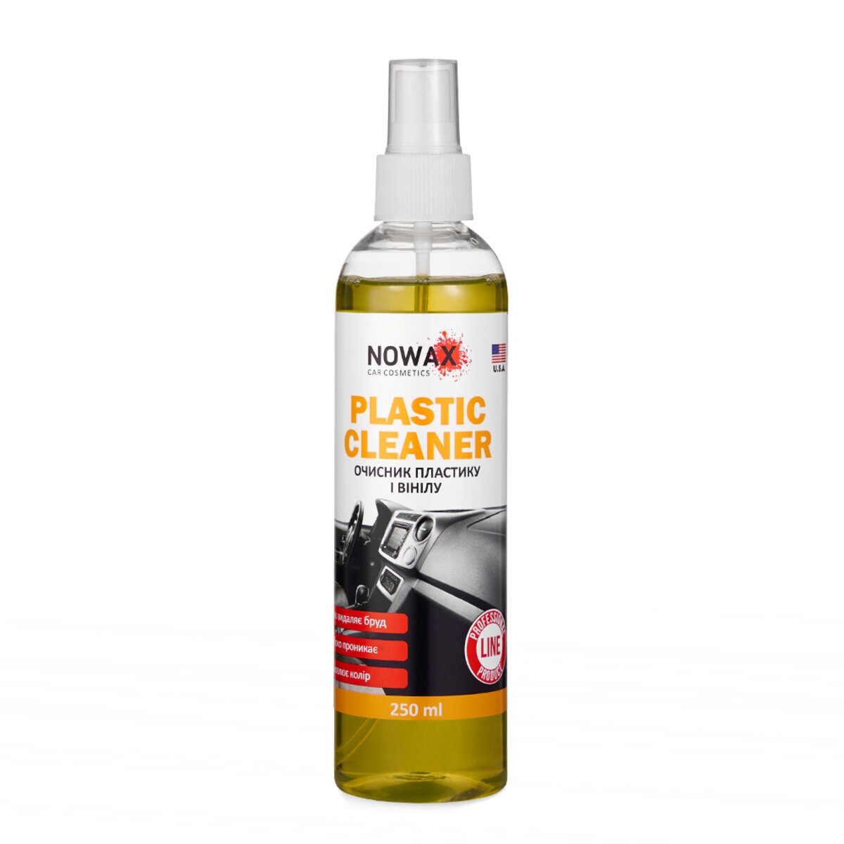 Очиститель пластика и винила Nowax Plastic Cleaner, 250мл (NX25232) смотреть фото №1