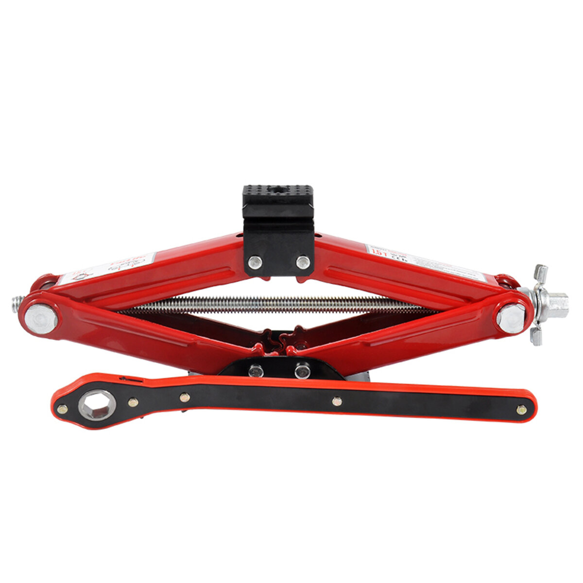 Домкрат ромбовий CarLife 1,5т 104-385мм з трещіткою і гумовою подушкою SJ226 (SJ226) дивитися фото №3