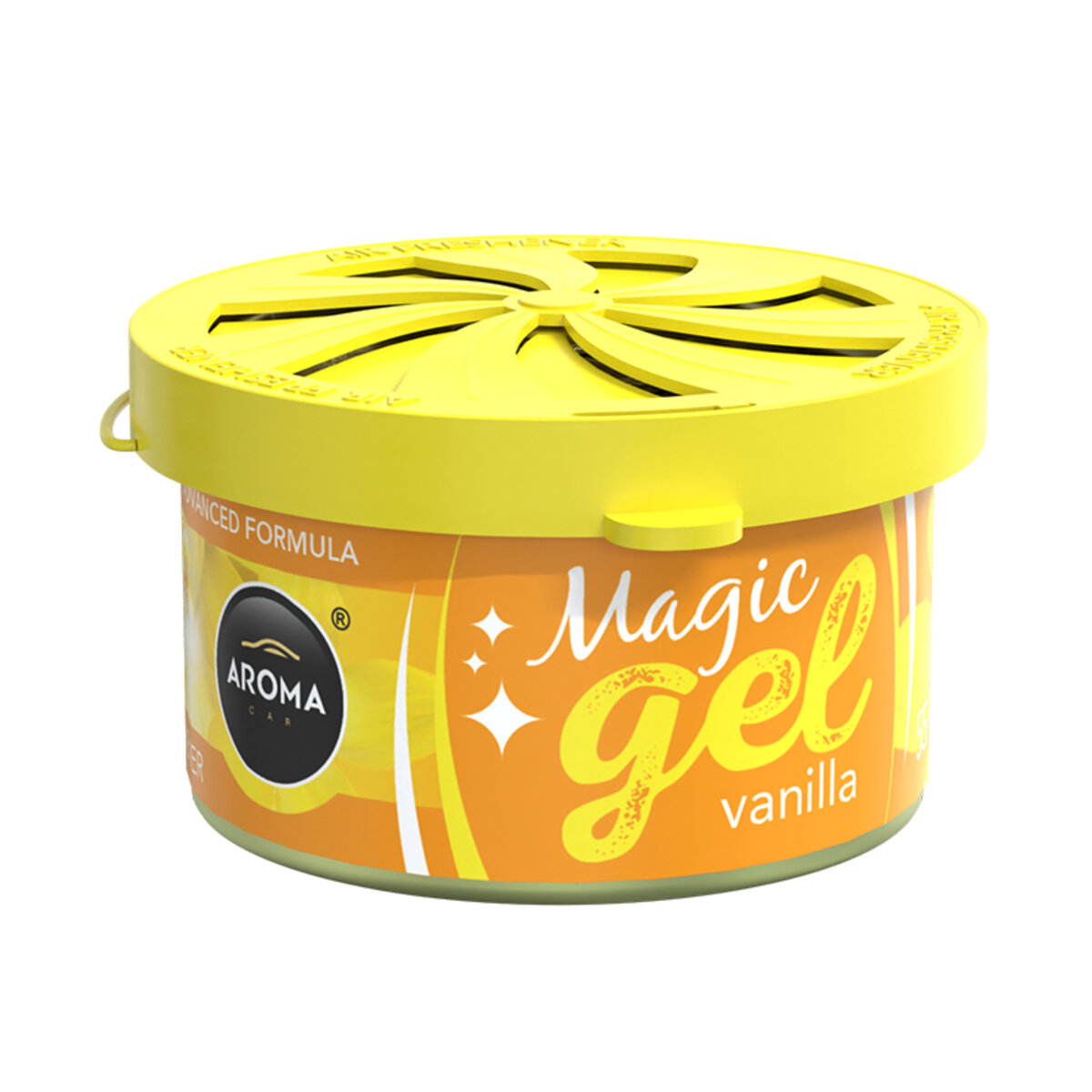 Ароматизатор Aroma Car Magic Gel 55g - VANILLA гелевий (10305) дивитися фото №1