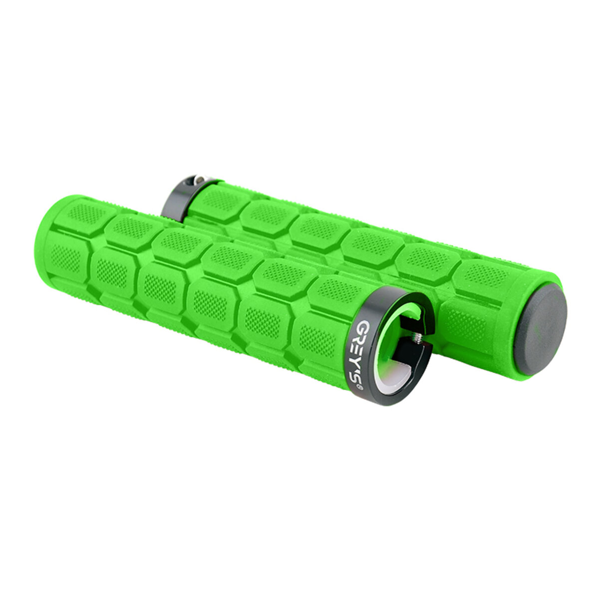 Гріпси керма Greys з гумовим покриттям 130мм зелені 2шт GR17320 (GR17320) дивитися фото №2