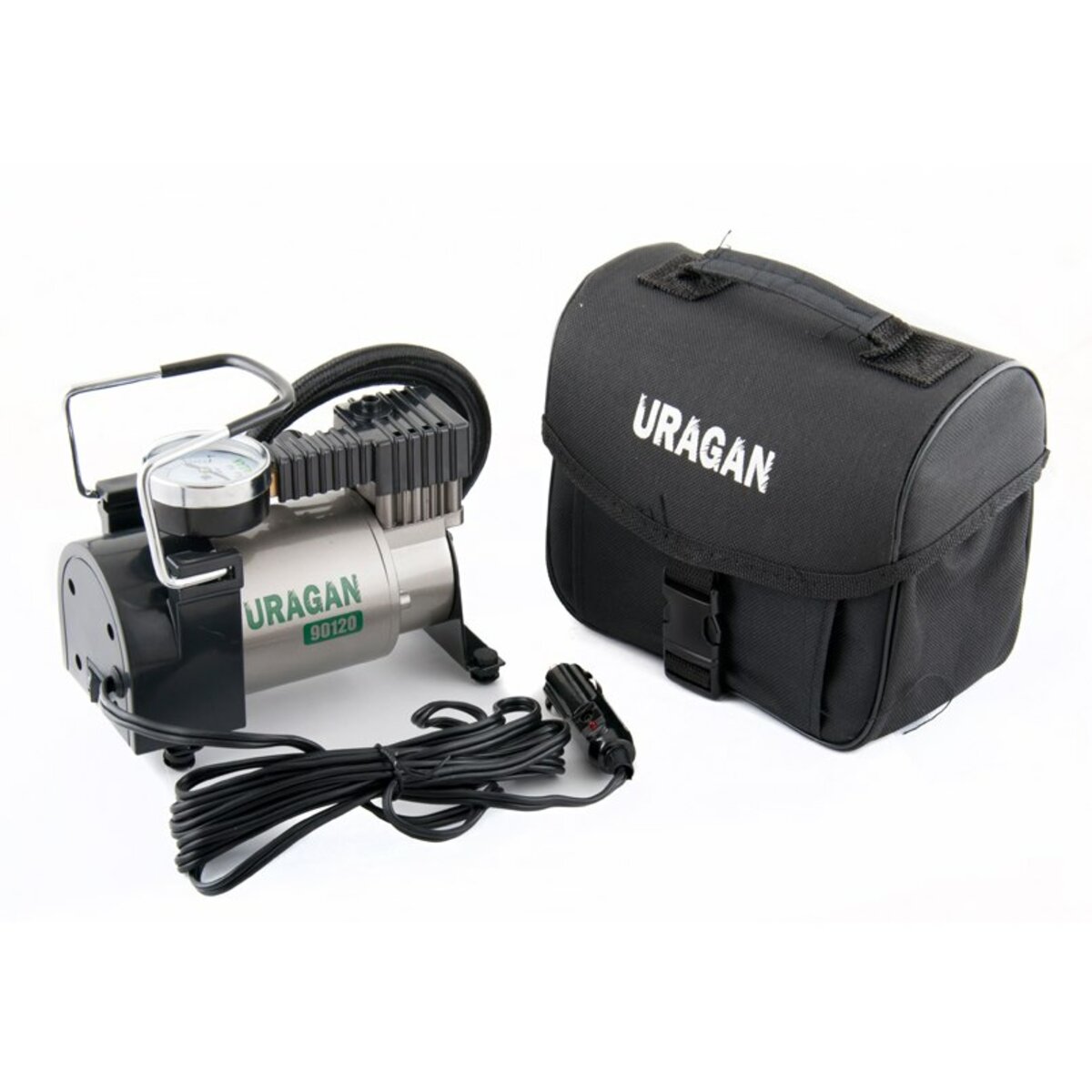 Компресор автомобільний Uragan 7 Атм 170 Вт 90120 (90120) дивитися фото №2