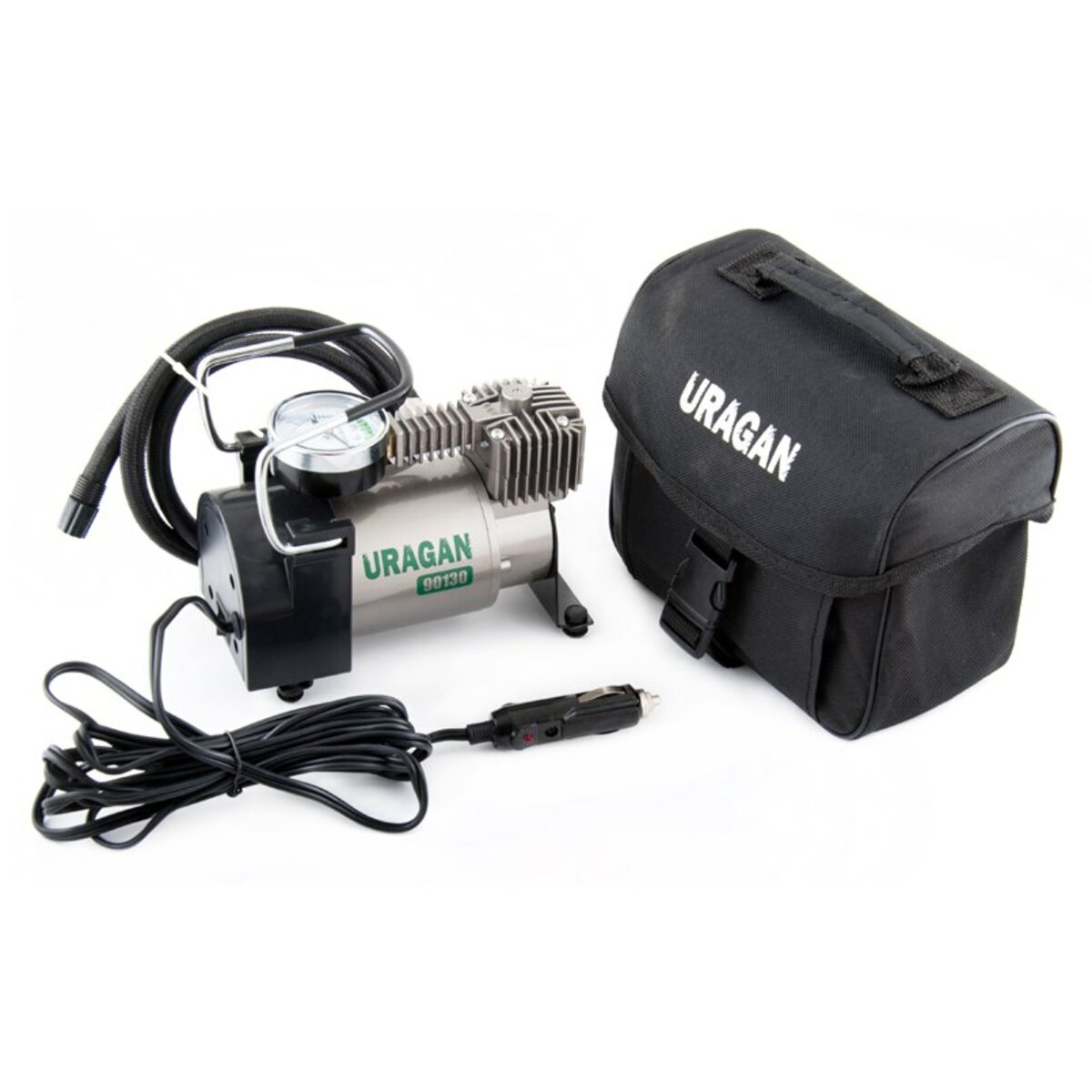 Компресор автомобільний Uragan 7 Атм 37 л/хв 170 Вт (90130) дивитися фото №2