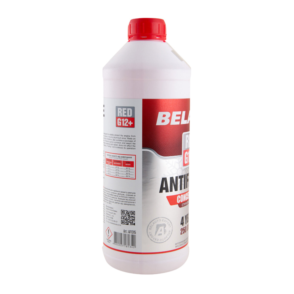 Антифриз BELAUTO RED G12+ (червоний, концентрат) 1,5л (AF1315) дивитися фото №3