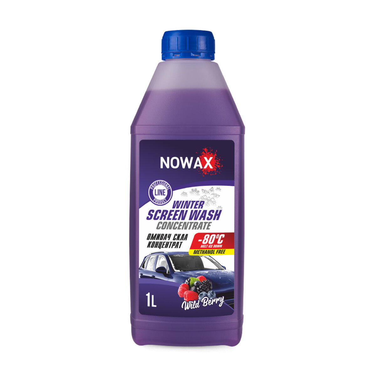 Омыватель стекла Nowax -80°C зимний Forest Berry концентрат 1л (NX01172) смотреть фото №1
