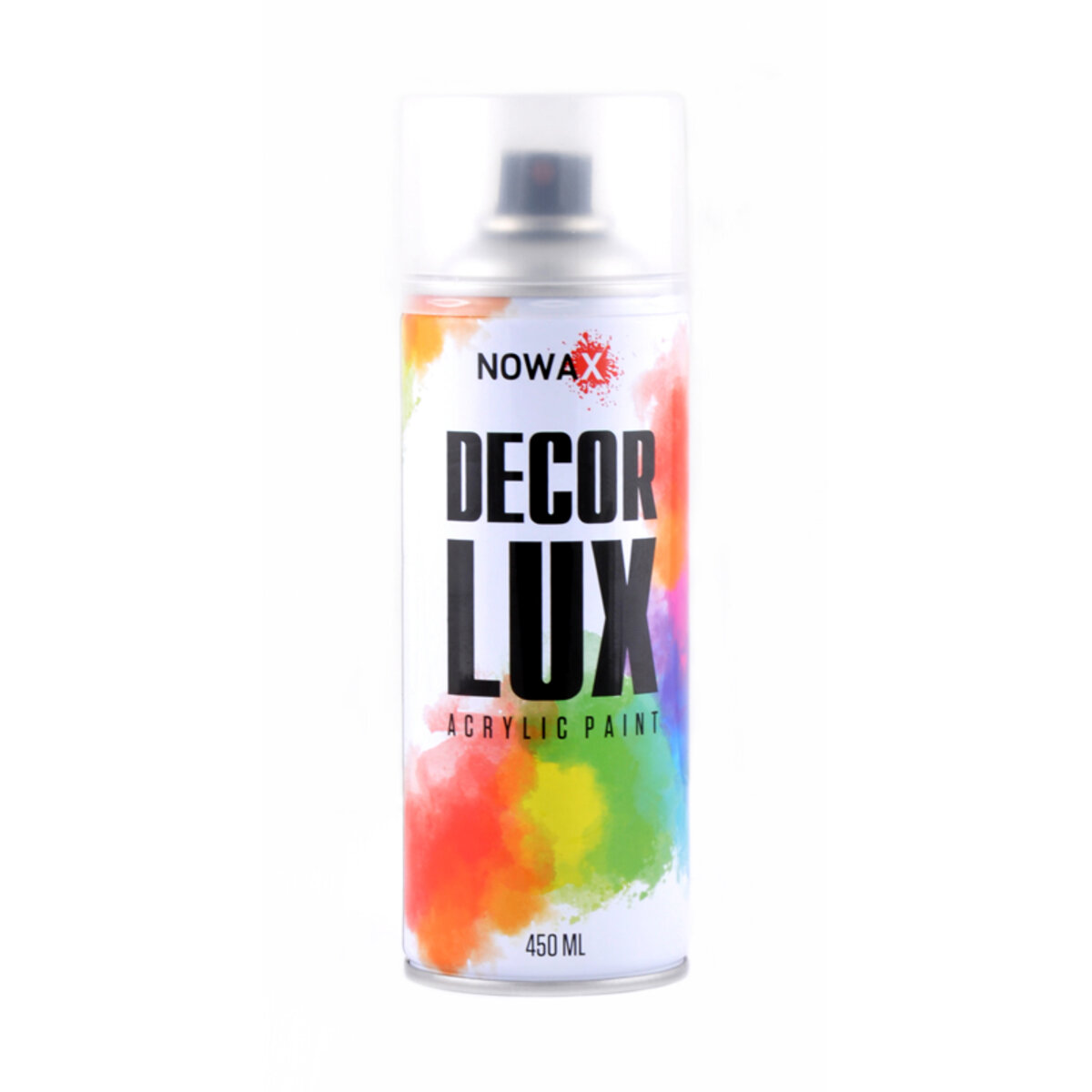 Фарба акрилова Nowax Spray 450мл лак прозорий (LACQUER) (NX48015) дивитися фото №1