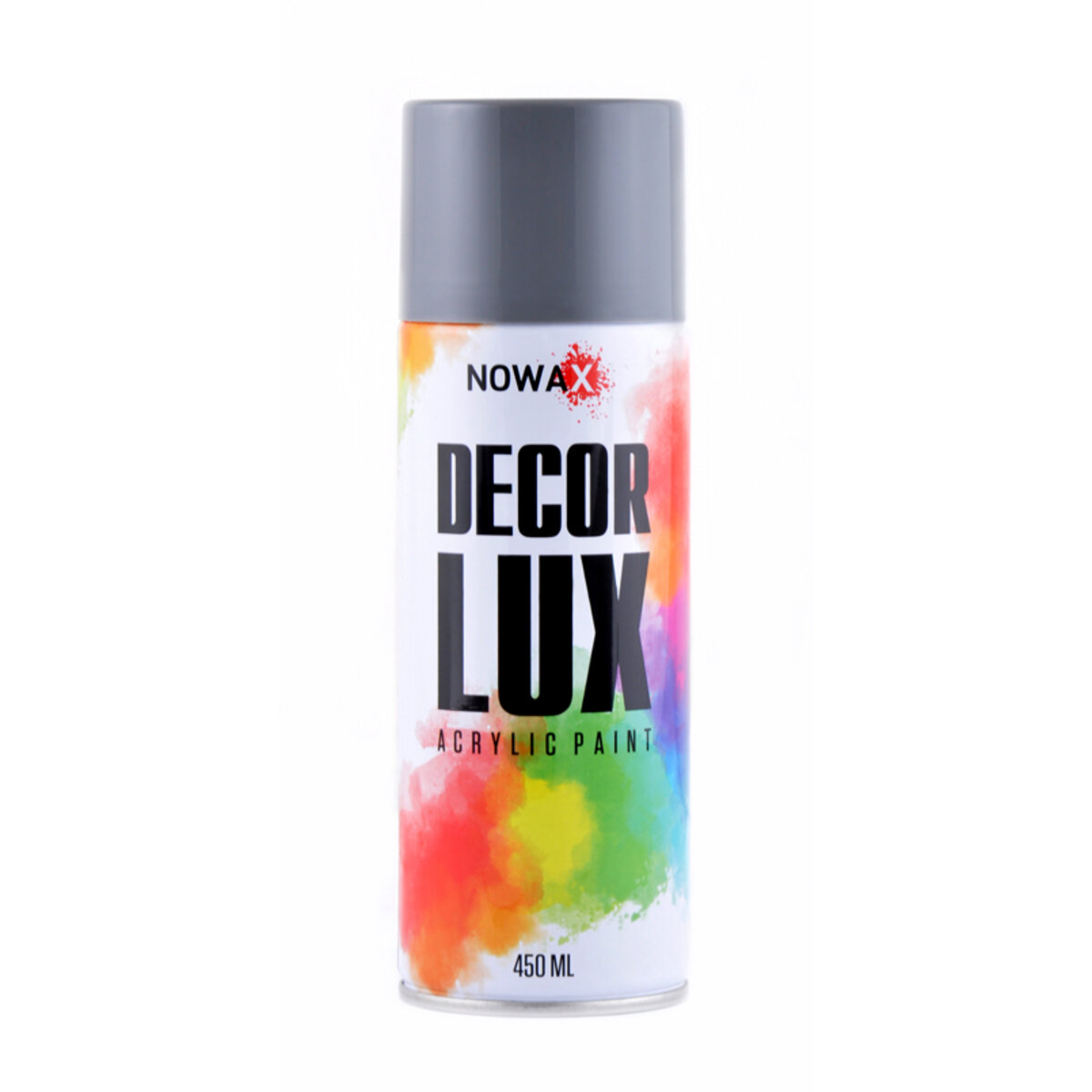 Фарба акрилова Nowax Spray 450мл світло-сірий (LIGHT СІРИЙ/RAL7001) (NX48017) дивитися фото №1