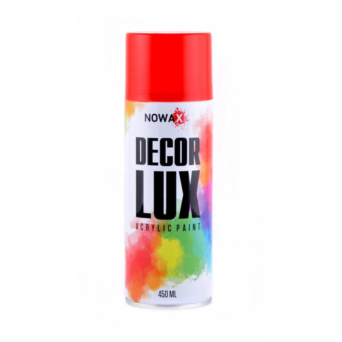 Фарба акрилова Nowax Spray 450мл сигнальний червоний (SIGNAL RED/RAL+3001) (NX48023) дивитися фото №1