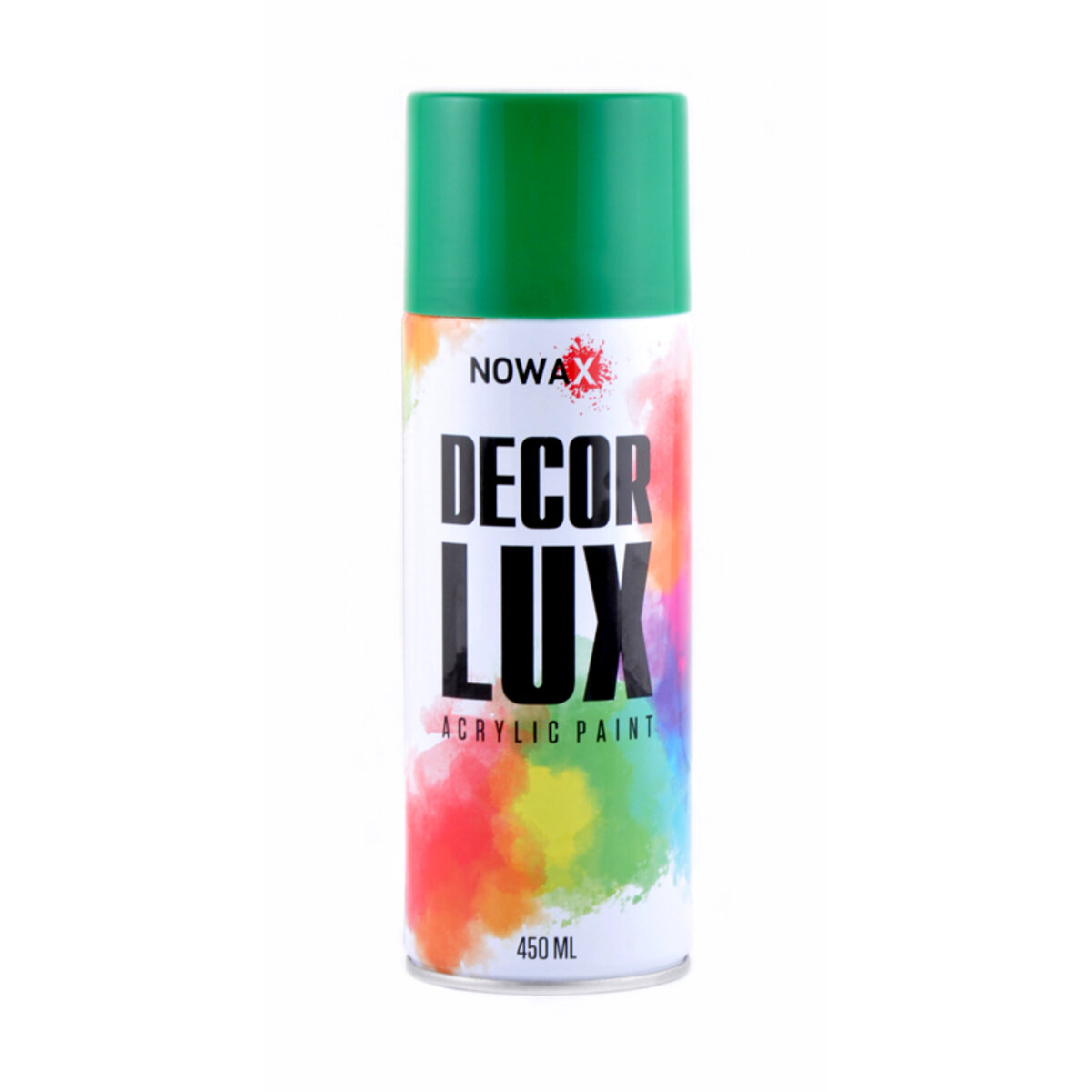 Фарба акрилова Nowax Spray 450мл мятно-зелений (MINT GREEN/RAL6029) (NX48028) дивитися фото №1