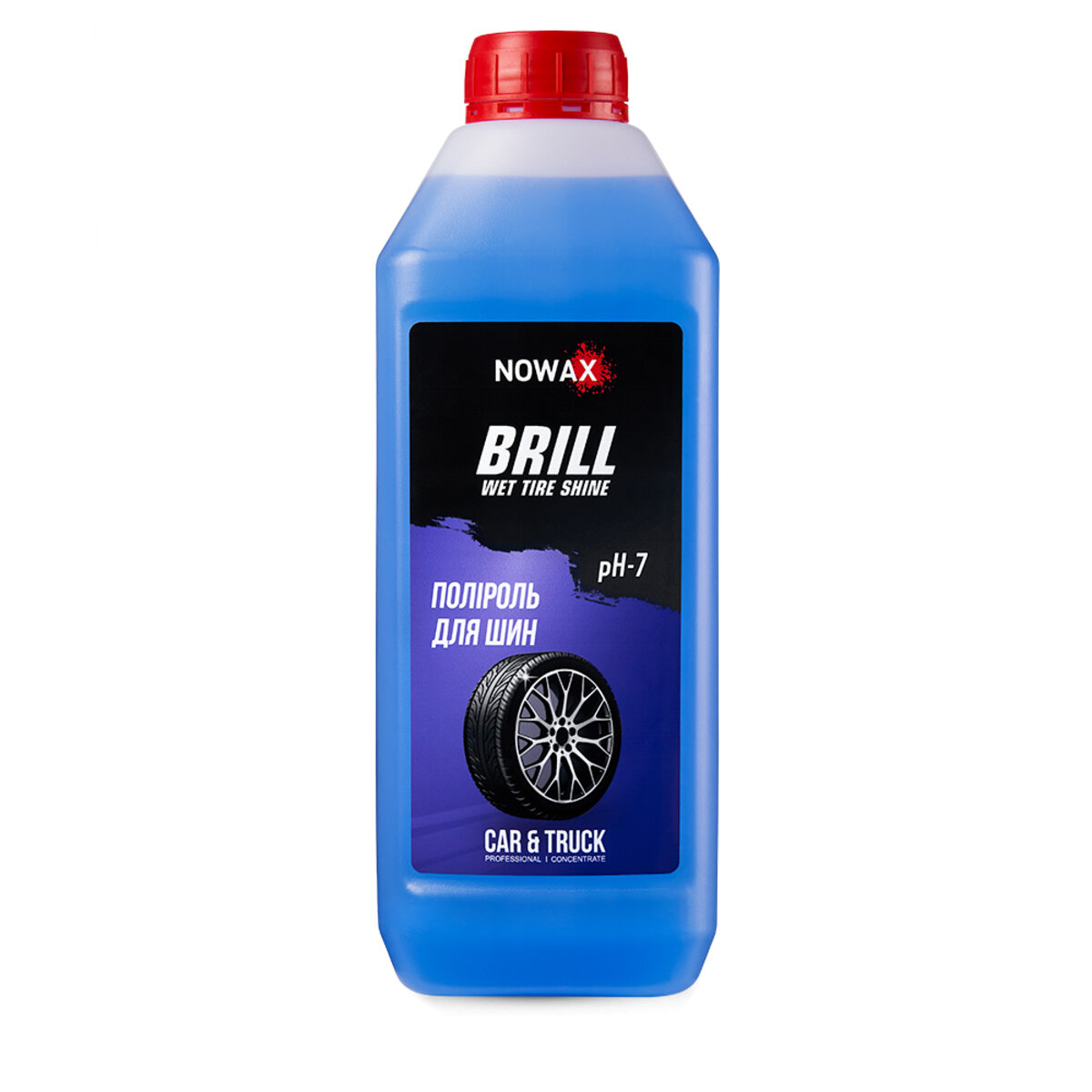 Поліроль для шин Nowax Brill Wet Tire Shine 1л (NX01156) дивитися фото №1