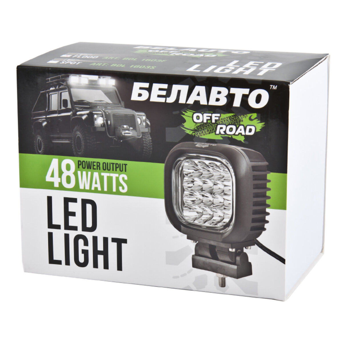 Автолампа світлодіодна BELAUTO CREE LED 16/3w BOL1603 Flood (BOL1603F) дивитися фото №3