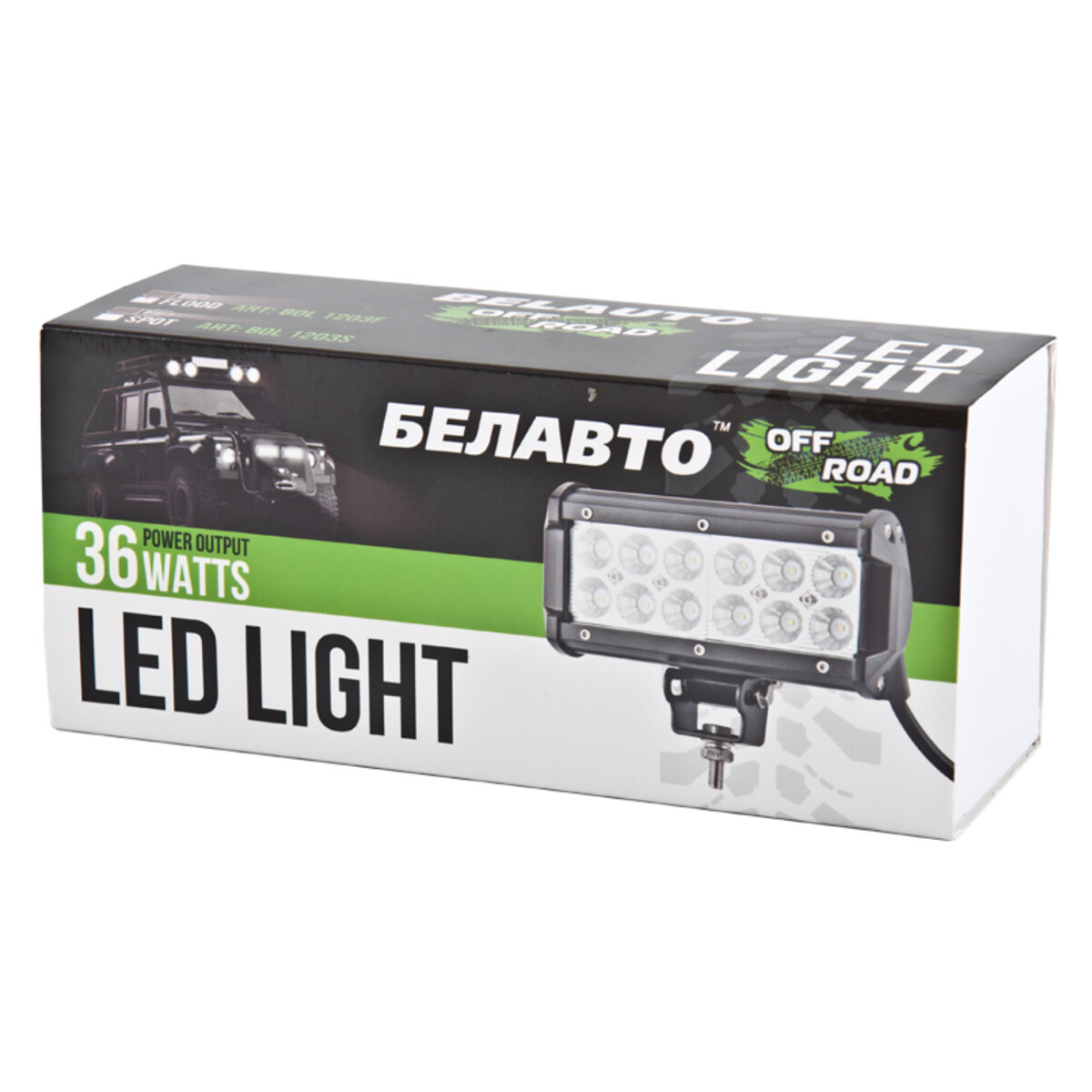 Автолампа світлодіодна BELAUTO CREE Spot LED (12*3w) (BOL1203S) дивитися фото №2