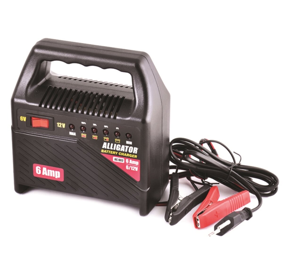 Зарядний пристрій АКБ Alligator 6/12V, 6А (AC802) дивитися фото №2