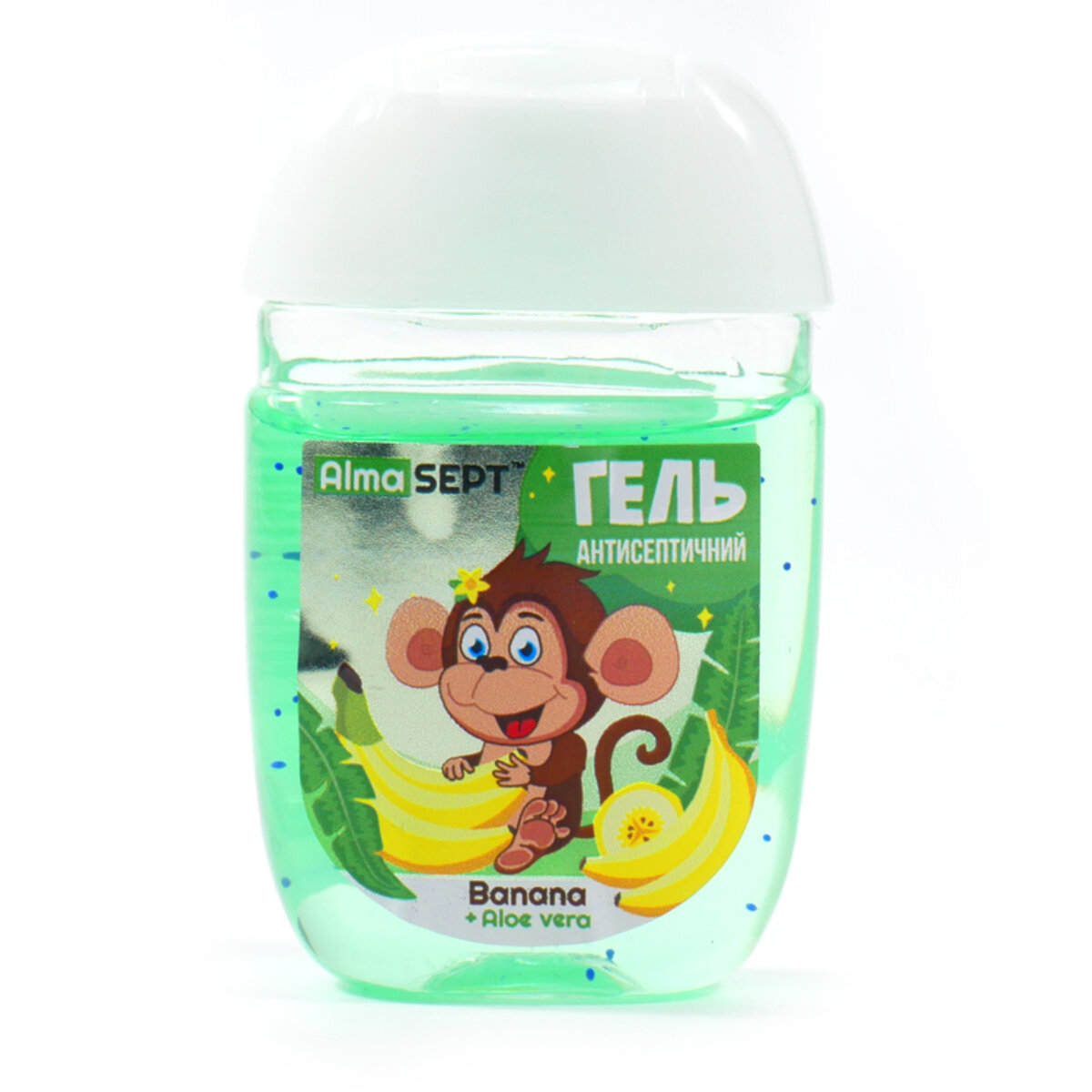 Антисептический гель AlmaSept для рук Jungle Banana (537150) смотреть фото №1