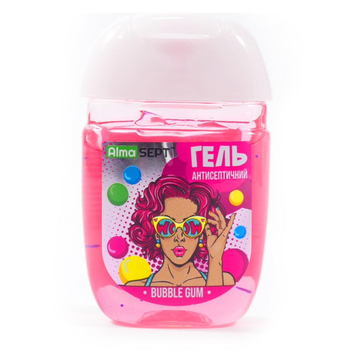 Антисептический гель AlmaSept для рук PopArt Bubble gum (537220) смотреть фото №1