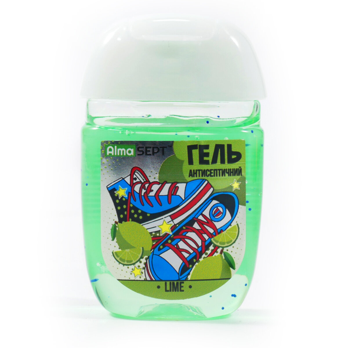 Антисептический гель AlmaSept для рук PopArt Lime (537230) смотреть фото №1