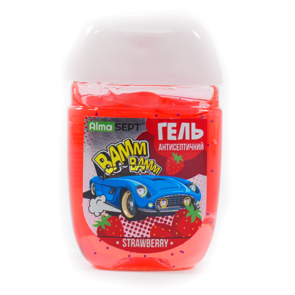 Антисептический гель AlmaSept для рук PopArt Strawberry (537250) смотреть фото №1