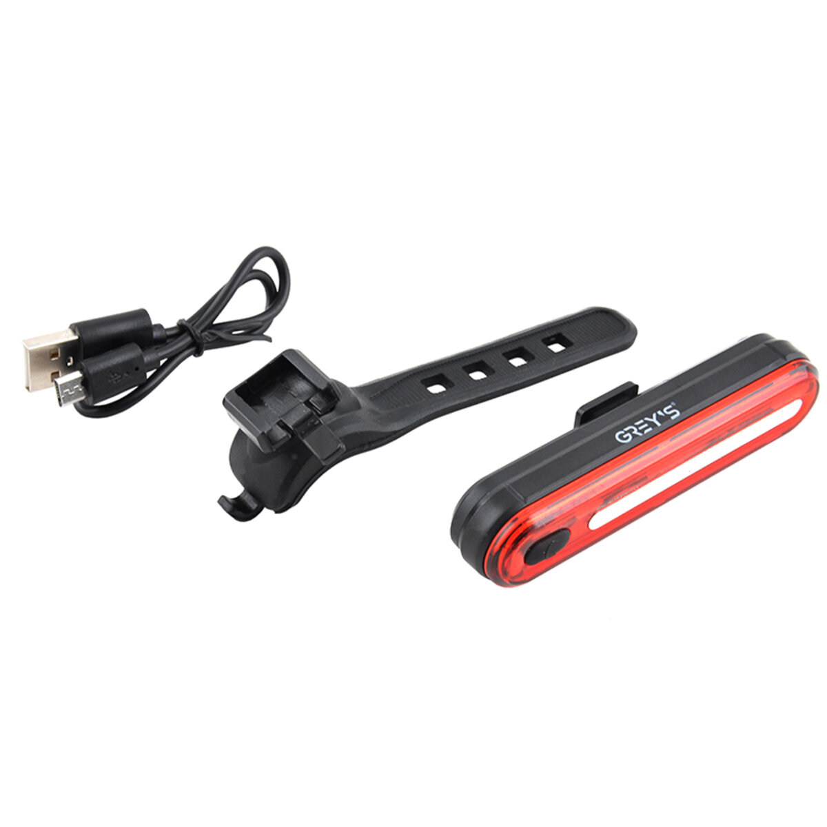 Ліхтарик на велосипед задній Greys 50xLEDs 100lm 700mAh microUSB (GR11130) дивитися фото №2