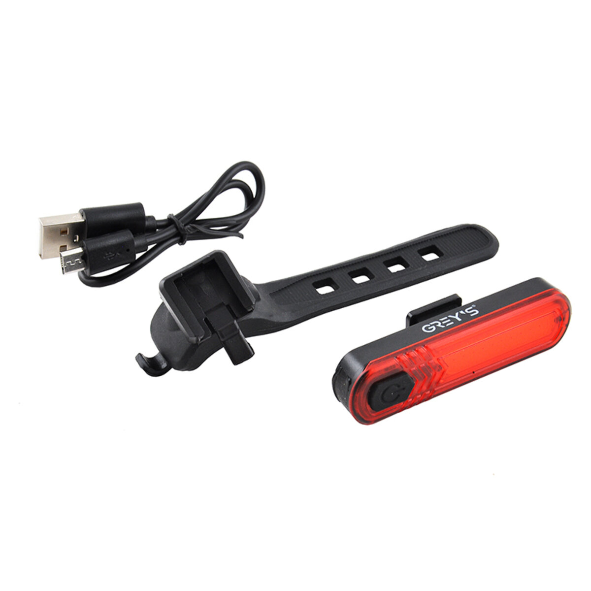 Ліхтарик на велосипед задній Greys 10xLEDs 7 режимів роботи microUSB (GR11150) дивитися фото №3