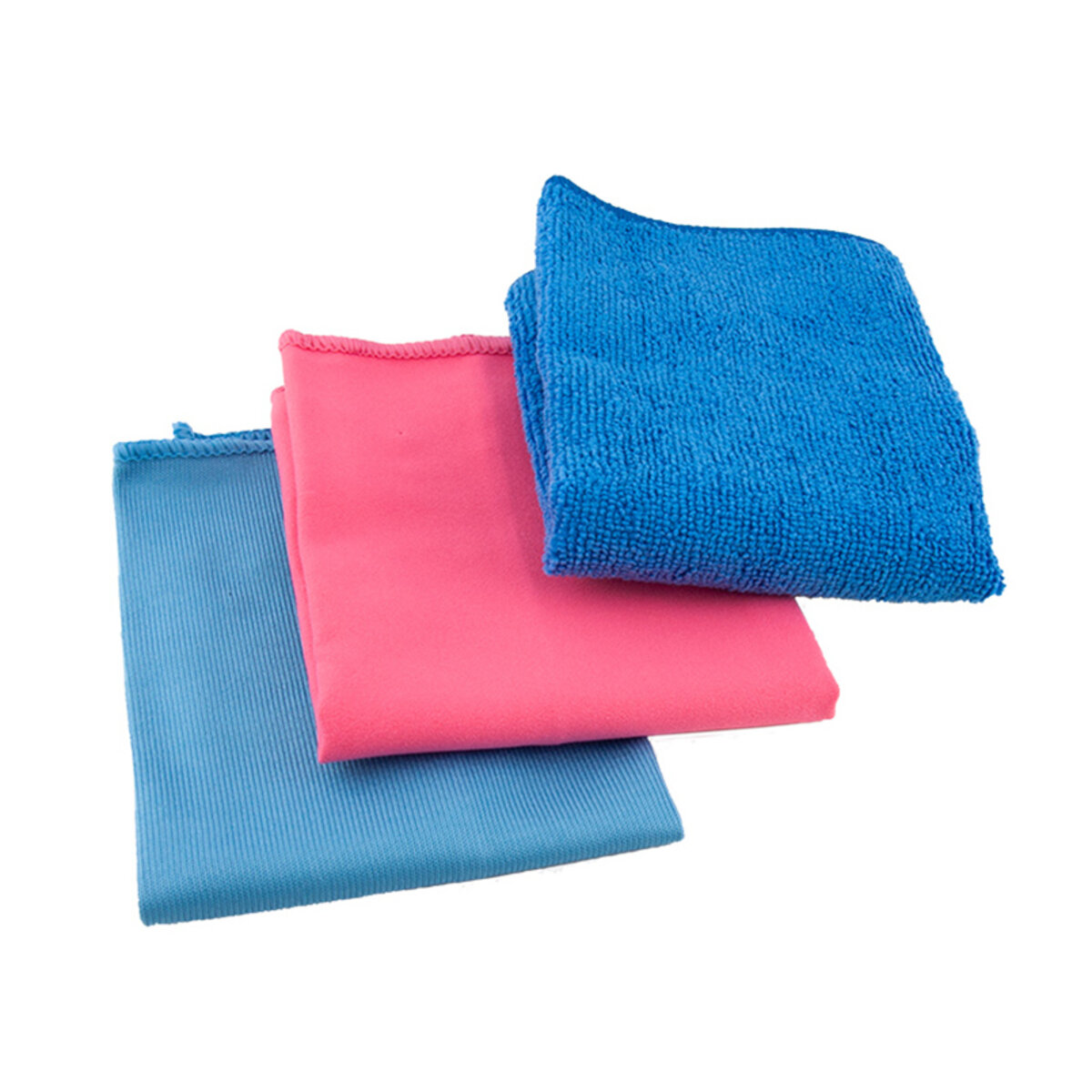 Ганчірка з мікрофібри CarLife 30x30 см.,набір 3шт (для полірування та скла) (CC915) дивитися фото №2