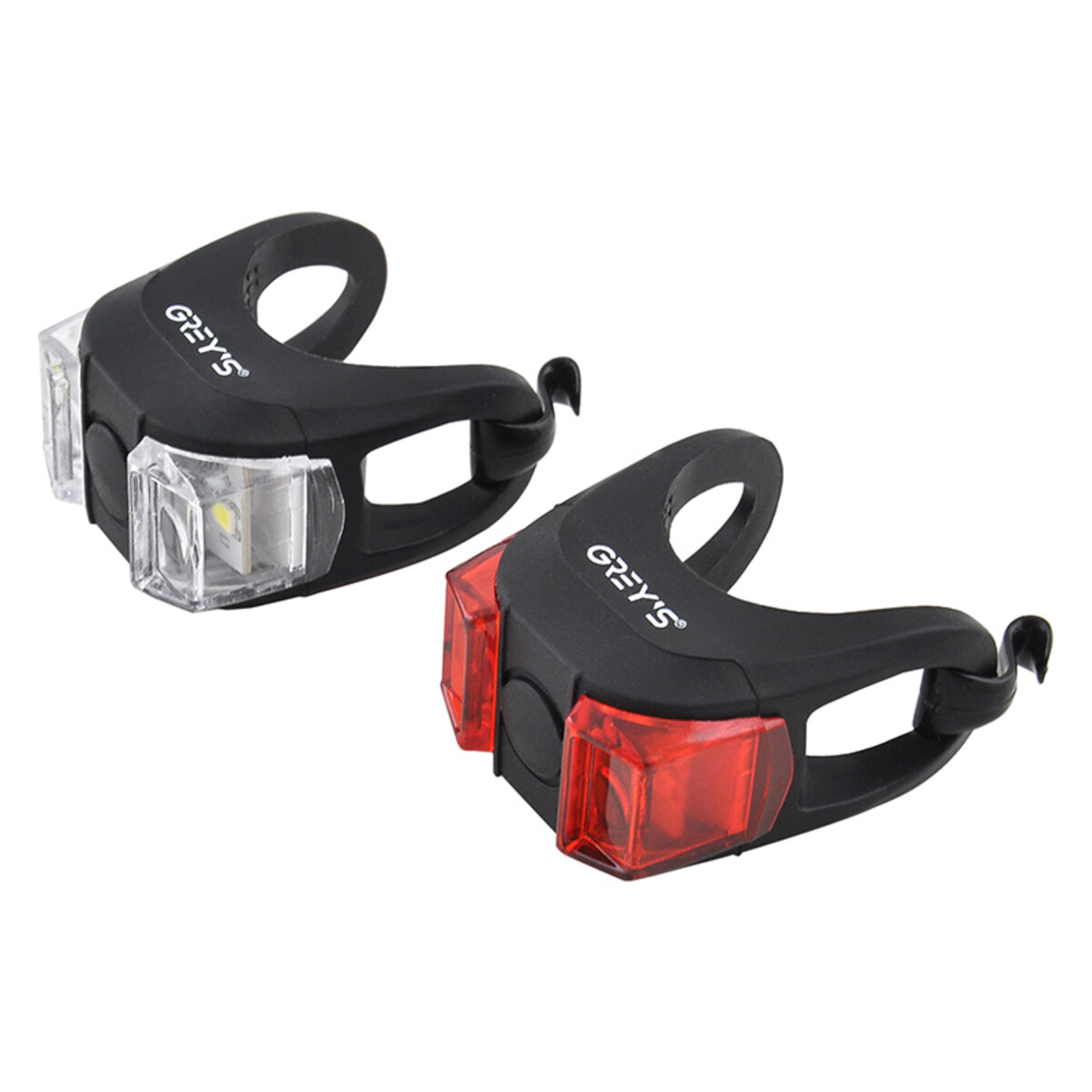 Комплект силіконових блимавок Greys 2хLEDs 3,7lm 2XCR2032 2шт (GR13100) дивитися фото №3