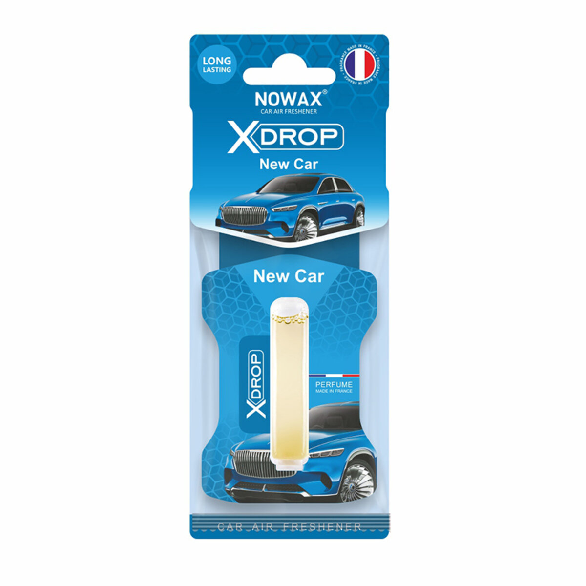 Автомобільний Ароматизатор целюлозний з капсулою Nowax серія X Drop - New Car (NX00056) | Аромат: Нова машина дивитися фото №1