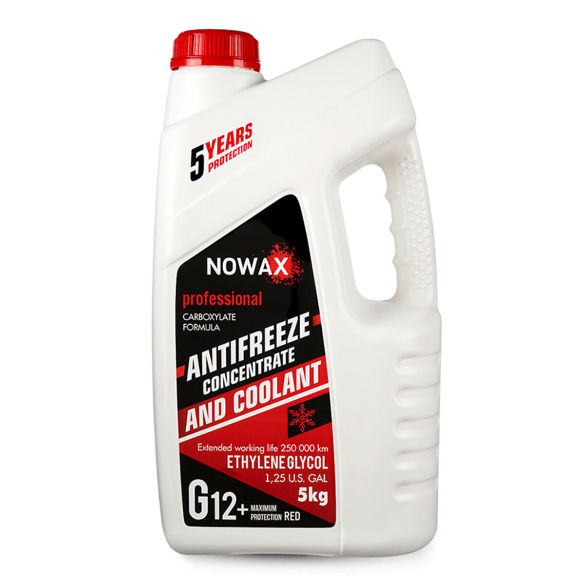 Антифриз Nowax Red G12 красный концентрат 5кг (NX05004) смотреть фото №1