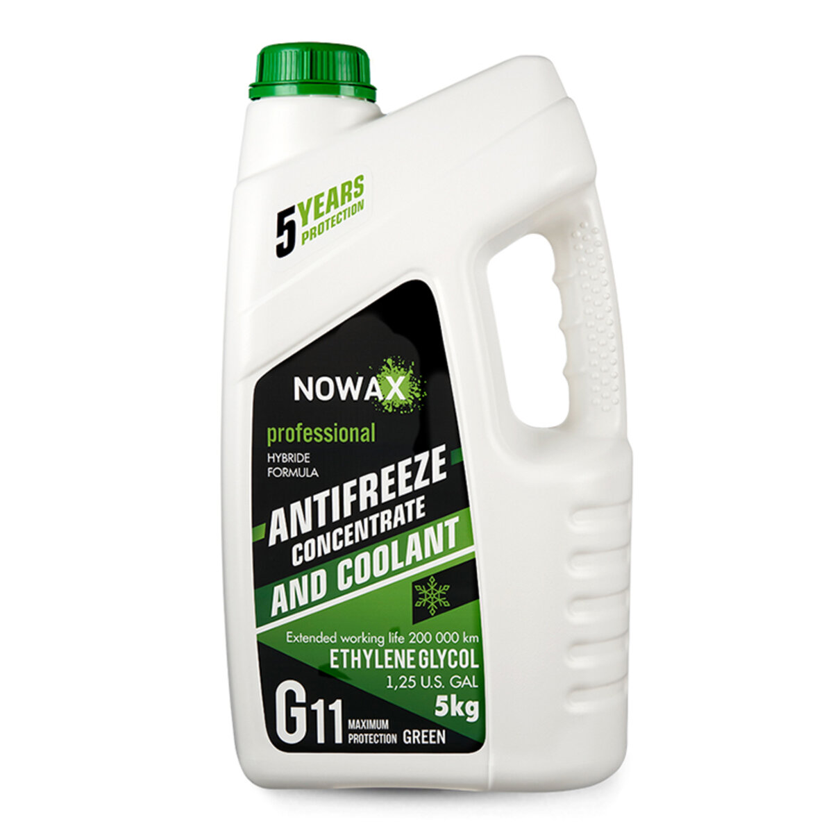 Антифриз Nowax Green G11 зеленый концентрат 5кг (NX05005) смотреть фото №1