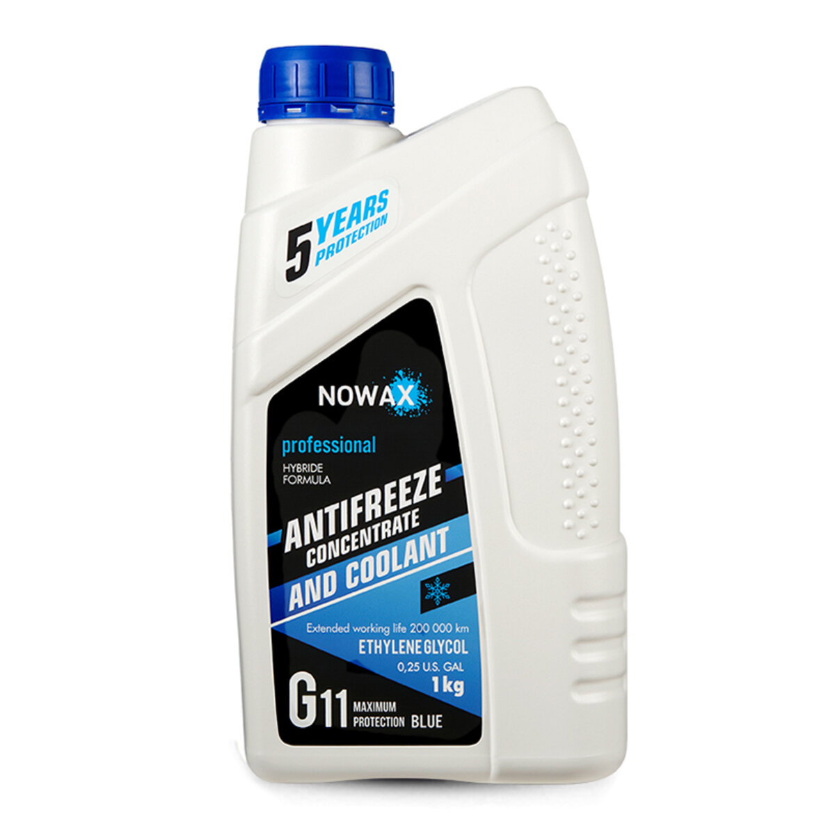 Антифриз Nowax Blue G11 синий концентрат 1кг (NX01011) смотреть фото №1