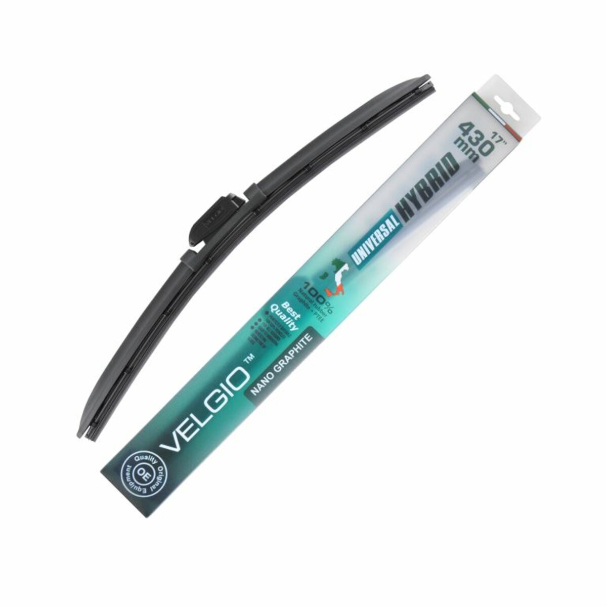 Безкаркасна щітка Velgio UNIVERSAL HYBRID 17/430мм (84430) дивитися фото №6