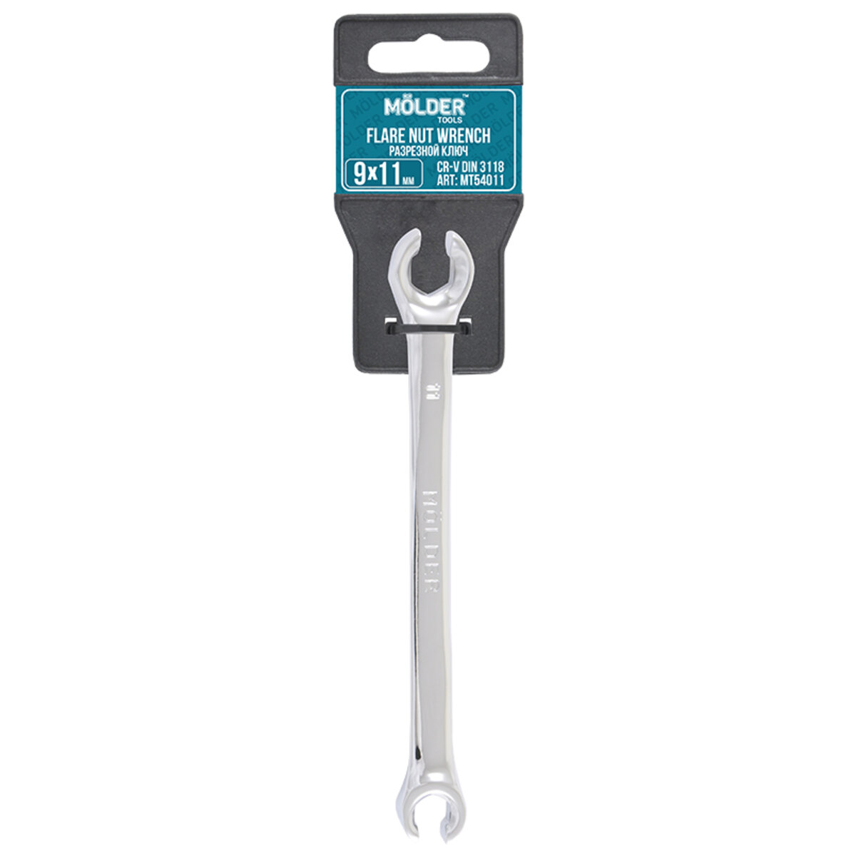 Ключ розрізний Molder CR-V 9х11мм (MT54011) дивитися фото №1