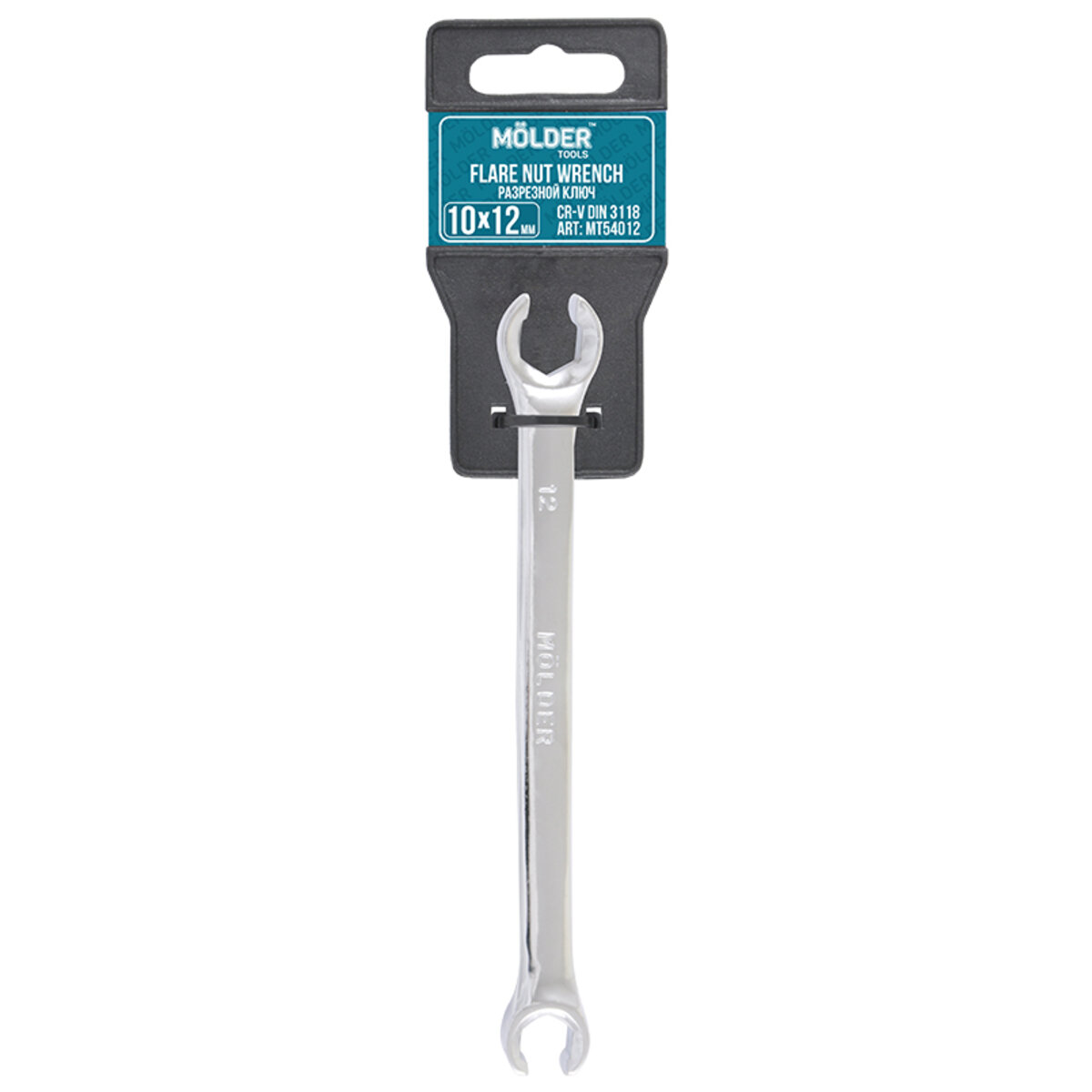 Ключ розрізний Molder CR-V 10*12мм (MT54012) дивитися фото №1