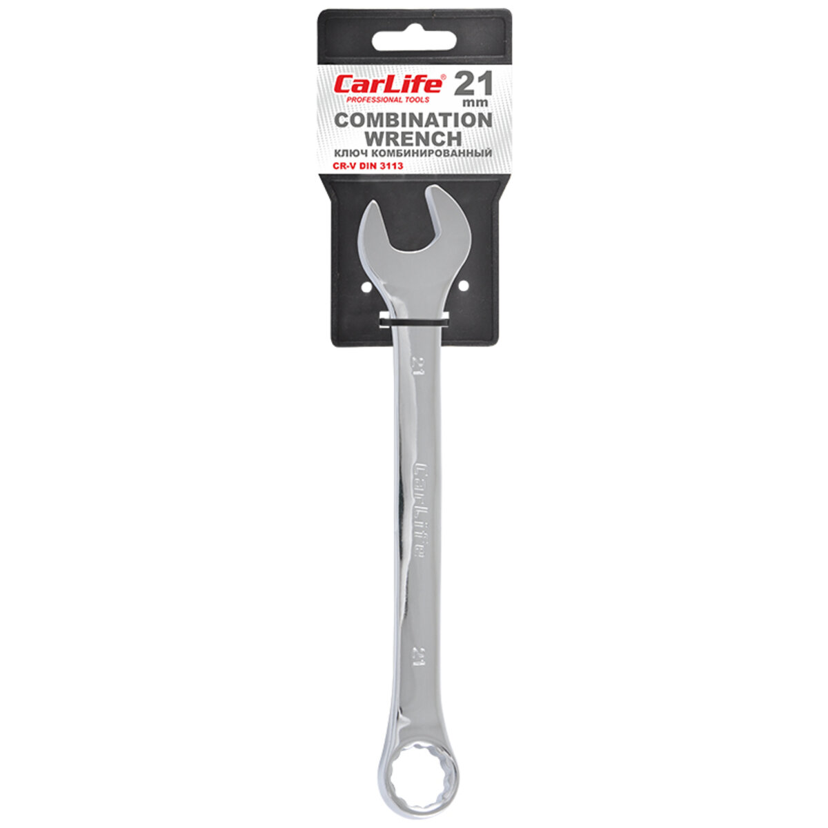 Ключ комбінований Carlife CR-V, 21мм WR4021 (WR4021) дивитися фото №1