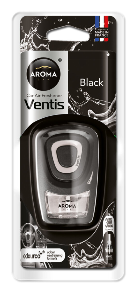 Ароматизатор Aroma Car Ventis Black рідкий (63104) дивитися фото №1
