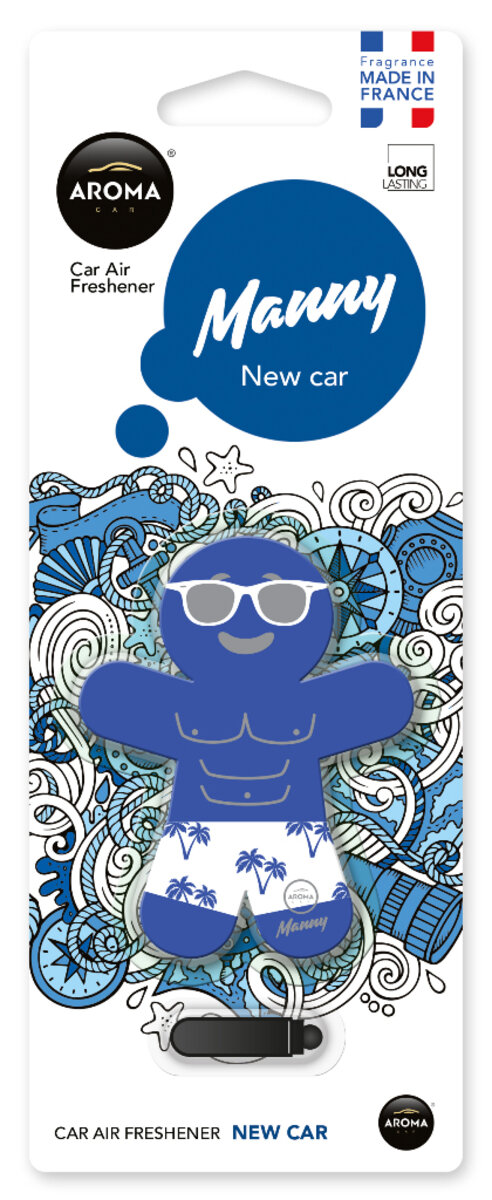 Ароматизатор Aroma Car Manny New Car сухий (92996) дивитися фото №1