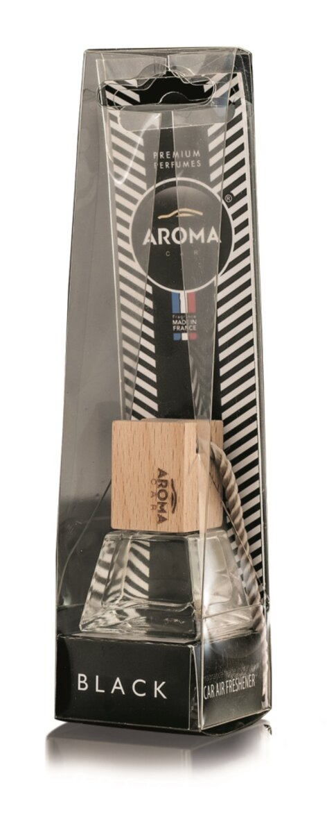 Автомобільний Ароматизатор Aroma Prestige Wood Black рідкий 7ml (92529) | Аромат: Парфуми дивитися фото №1