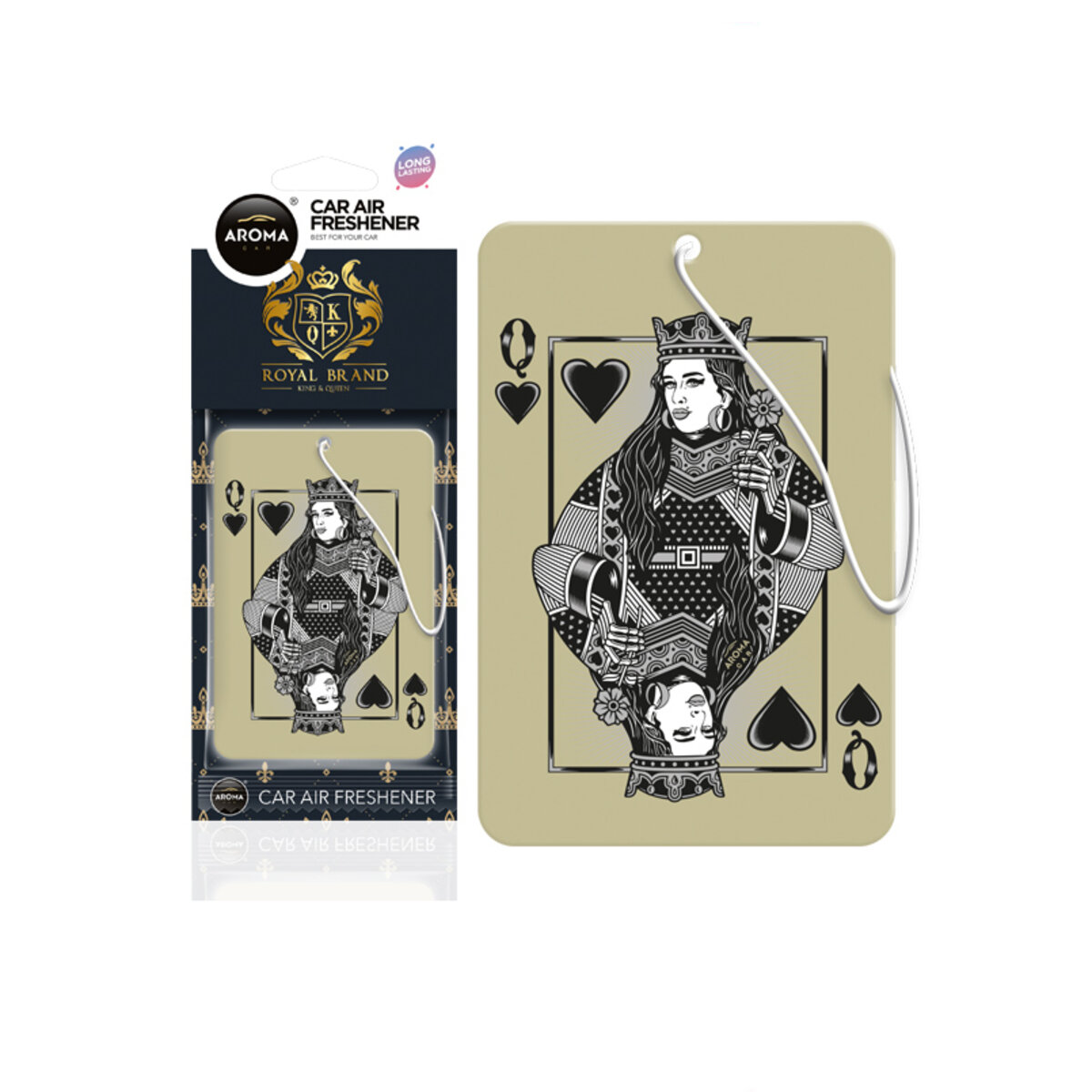 Автомобільний Ароматизатор Aroma Car Royal Brand Queen сухий (83273) | Аромат: Інший дивитися фото №1