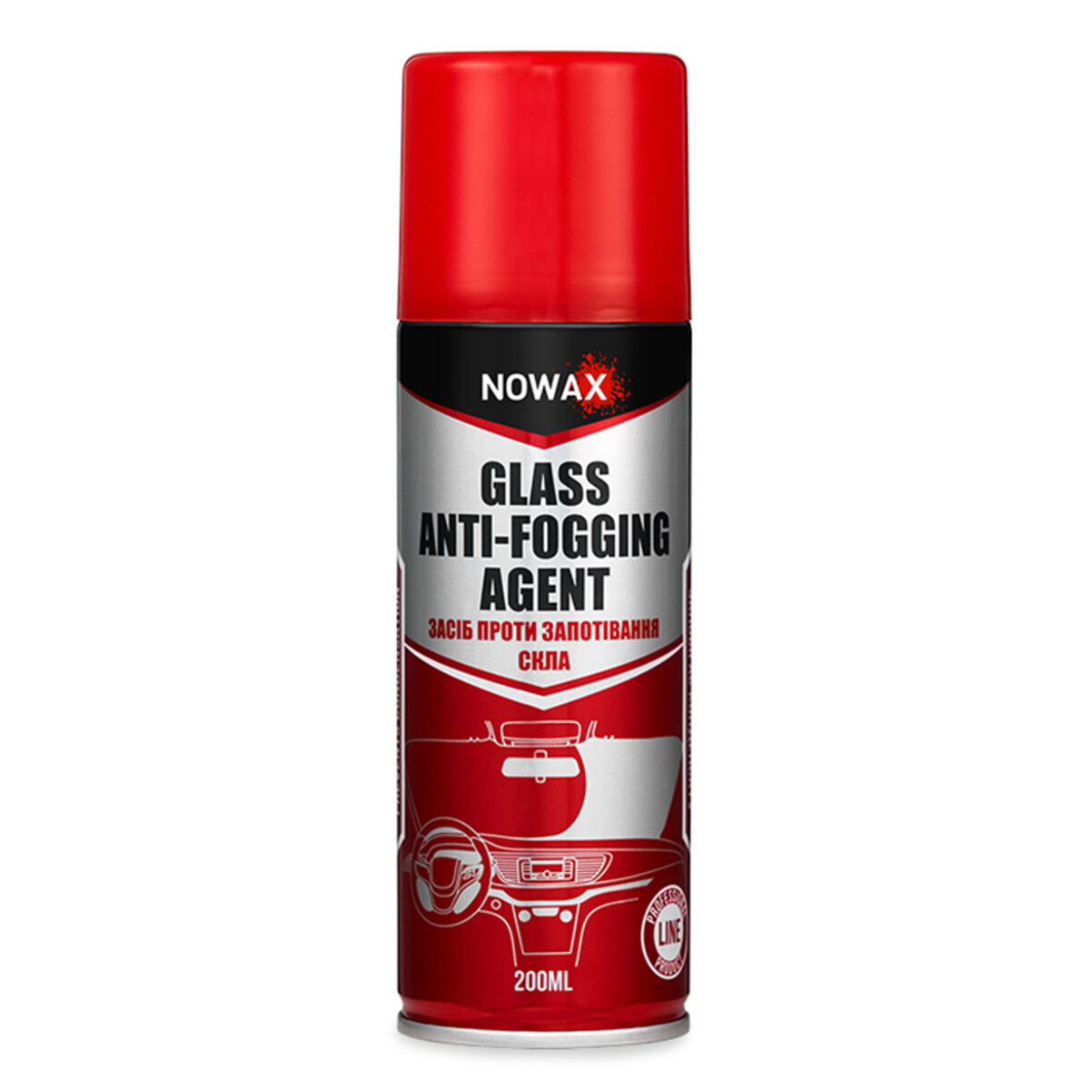 Средство против запотевания стекла Nowax Glass Anti-Fog Agent 200мл (NX20007) смотреть фото №1