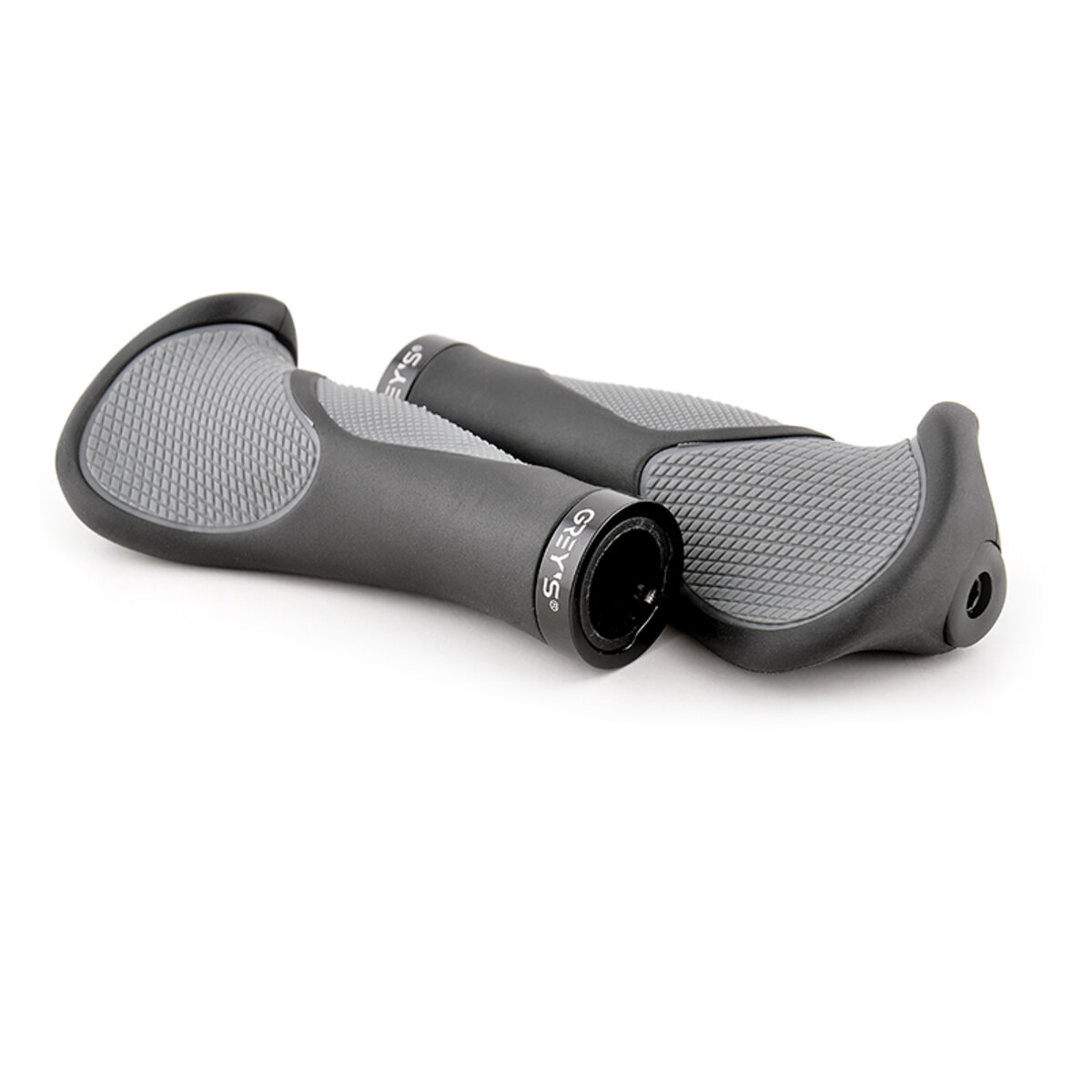 Гріпси керма Greys ергономічні з зональним покриттям 140мм 2шт (GR17100) дивитися фото №2