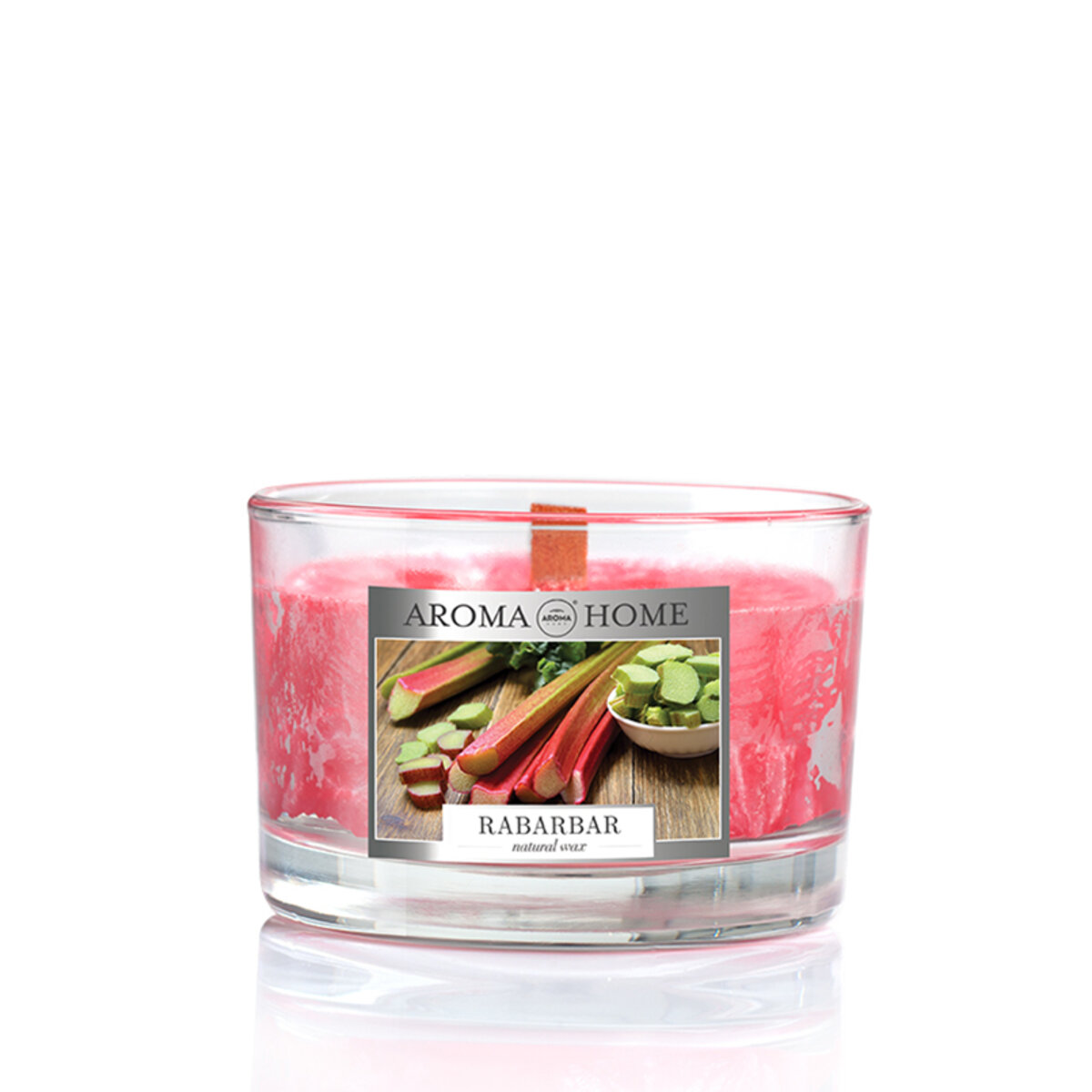 Ароматична свічка Aroma Home Natural Waxes Candle 115g - RHUBARD  (83667) дивитися фото №1