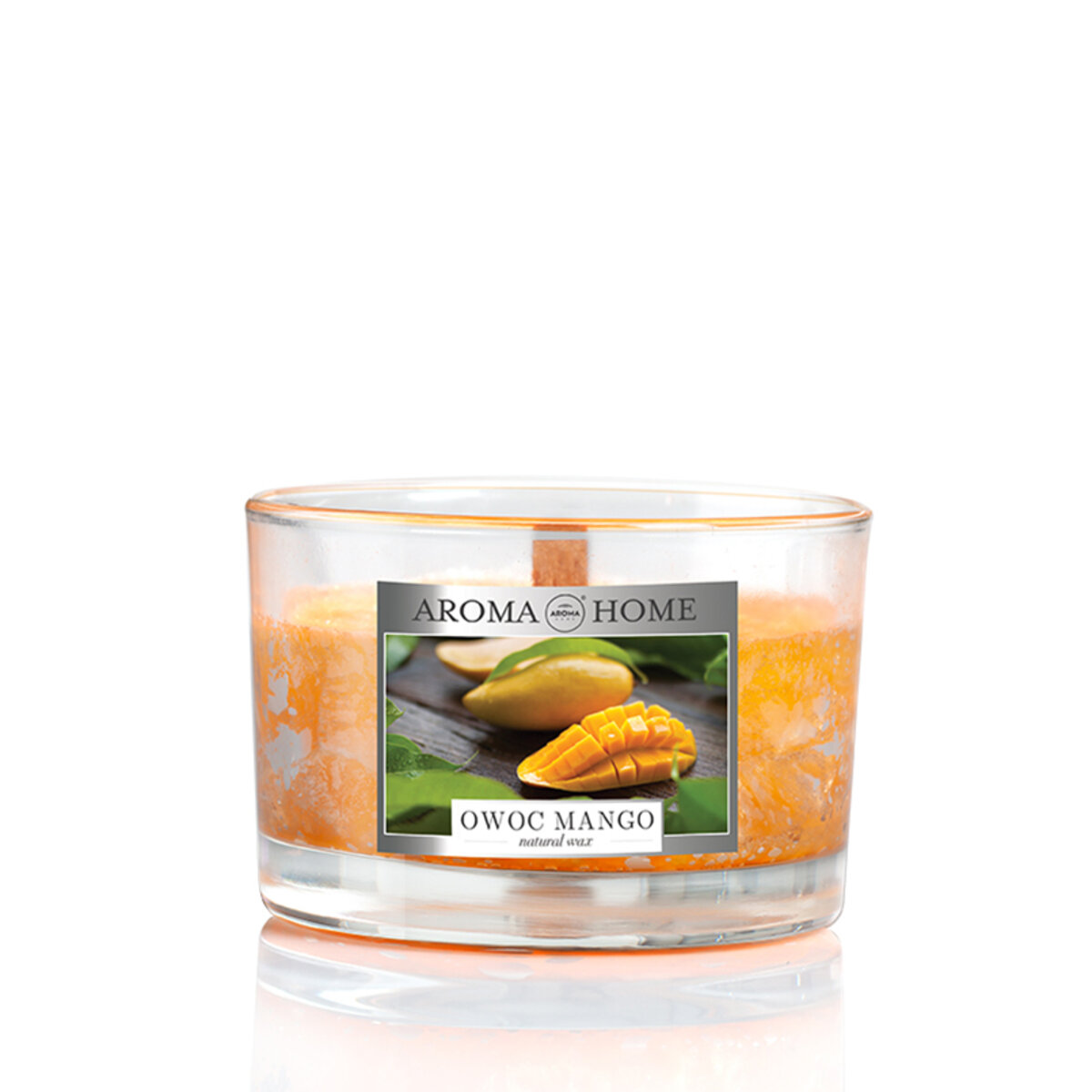 Ароматична свічка Aroma Home Natural Waxes Candle 115g - MANGO FRUIT (83519) дивитися фото №1