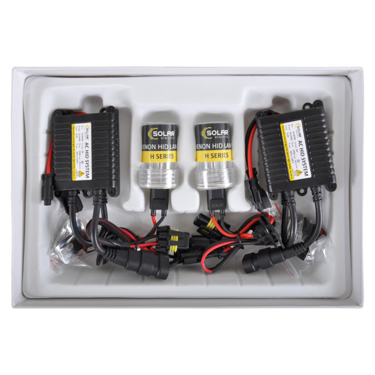 Комплект ксенону Solar H1 6000K 85V 35W P14.5s KET+Ballast, 2шт (4160) дивитися фото №2