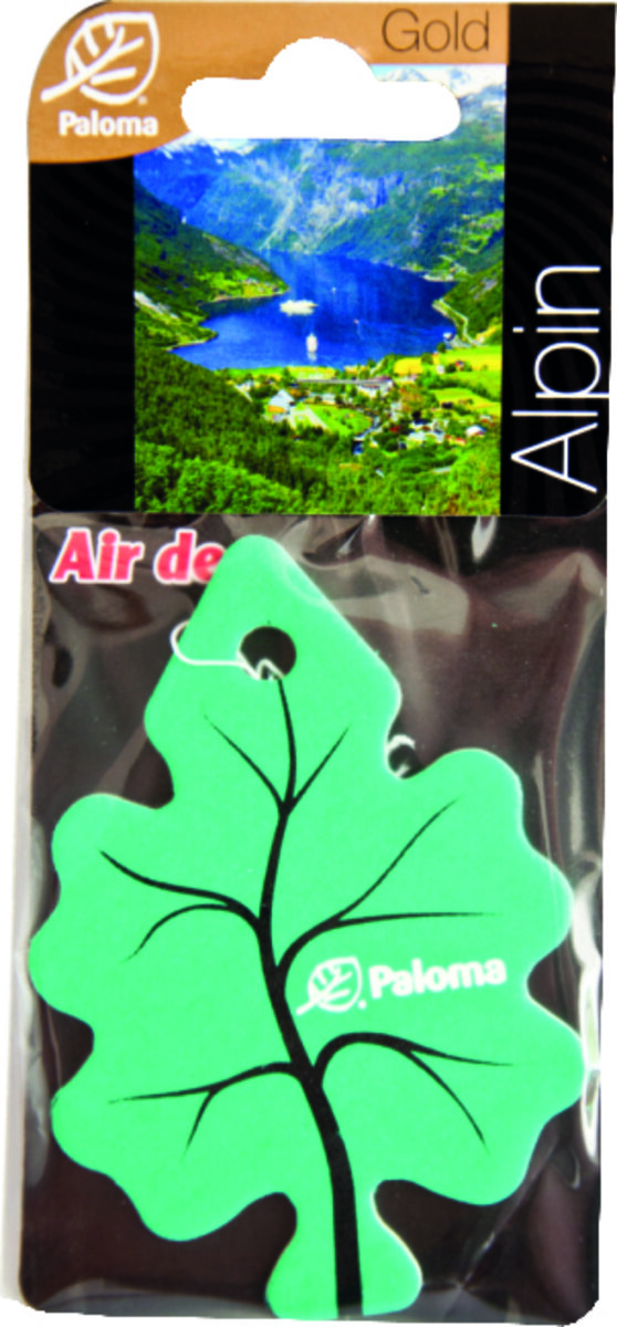 Автомобільний Ароматизатор Paloma Gold Alpin сухий (9305) | Аромат: Свіжість дивитися фото №1