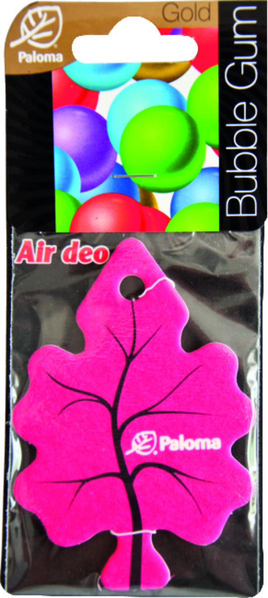 Автомобільний Ароматизатор Paloma Gold Bubble Gum сухий (9329) | Аромат: Інший дивитися фото №1
