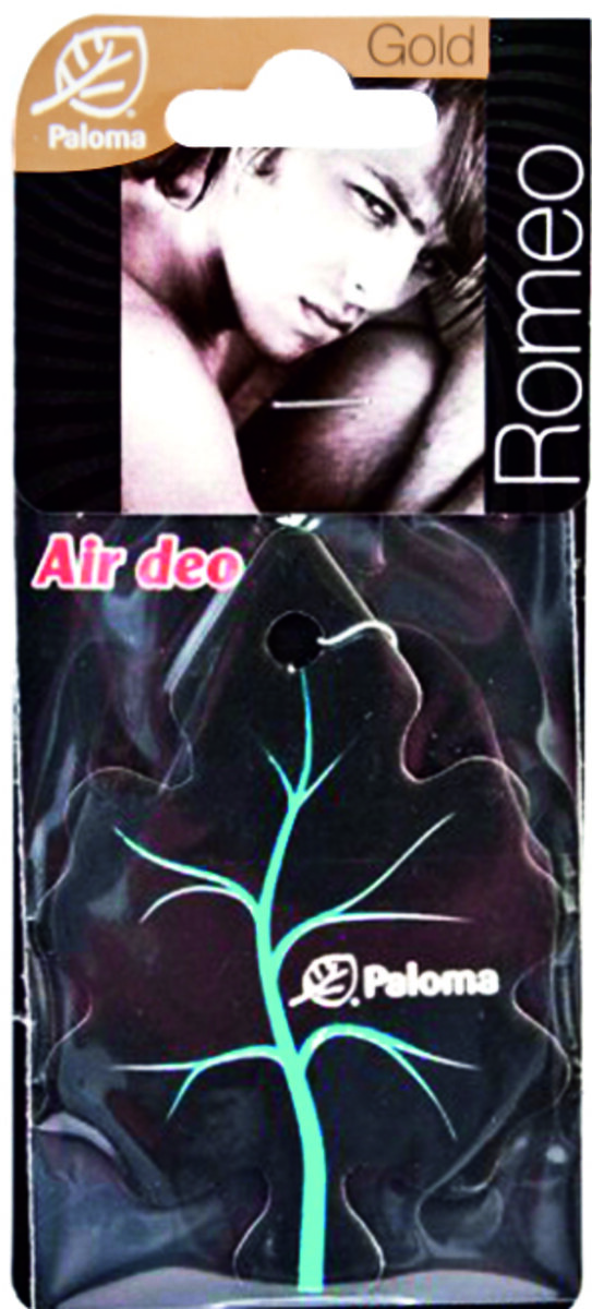 Автомобільний Ароматизатор Paloma Gold Romeo сухий (9398) | Аромат: Інший дивитися фото №1