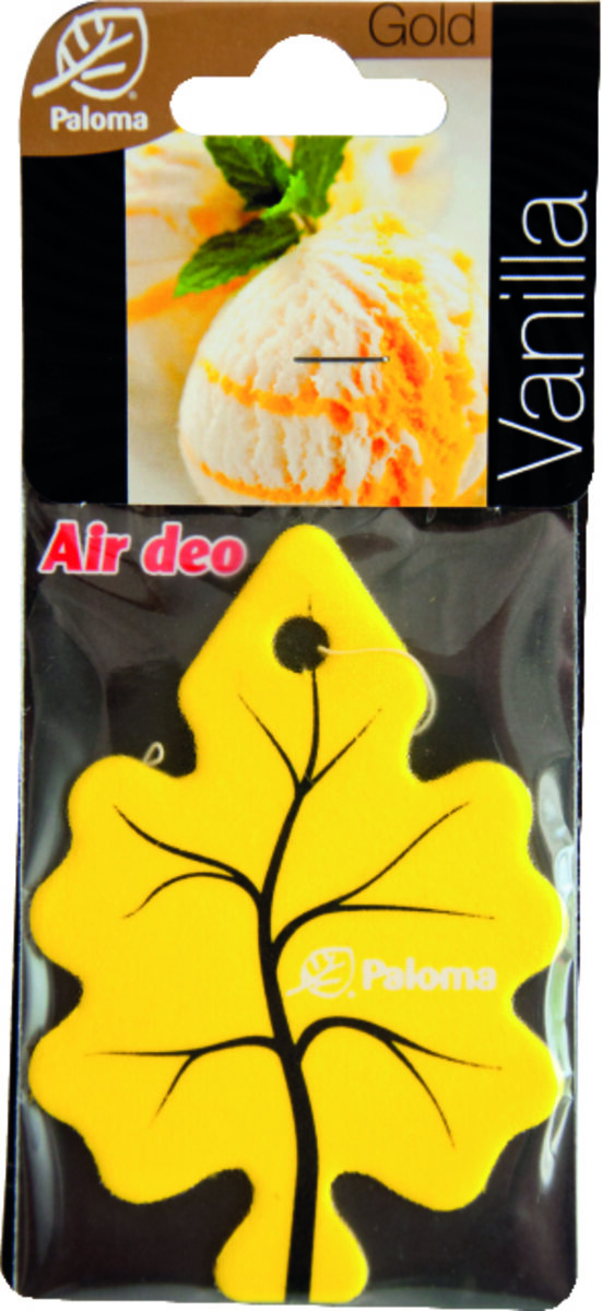 Автомобільний Ароматизатор Paloma Gold Vanilla сухий (9530) | Аромат: Ваніль дивитися фото №1