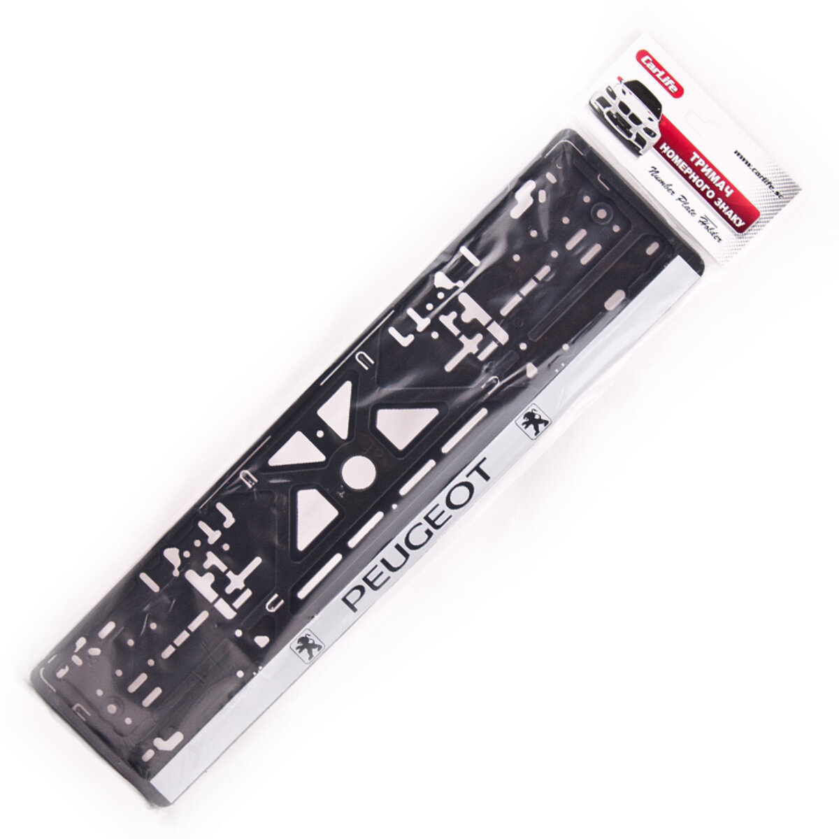Рамка Сarlife під номер, Peugeot (NH23) дивитися фото №1