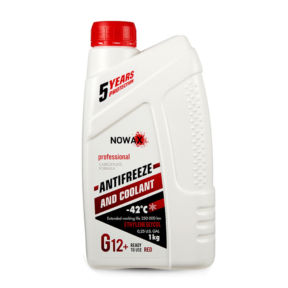 Антифриз Nowax Red G12 красный готовый 1кг (NX01006) смотреть фото №1