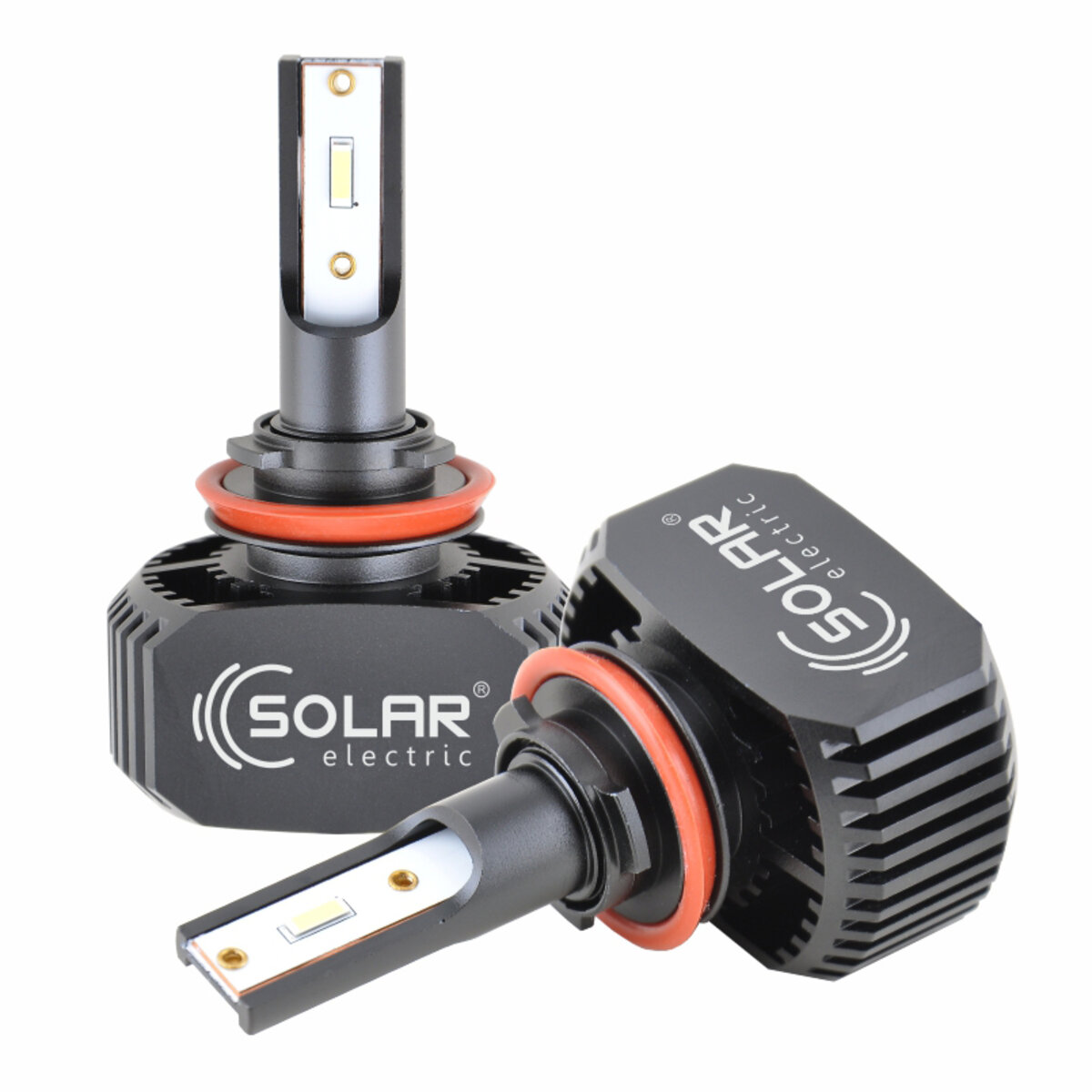 LED автолампа Solar H11 12/24V 6000K 5000Lm 40W CSP1860 2шт (8211) дивитися фото №3