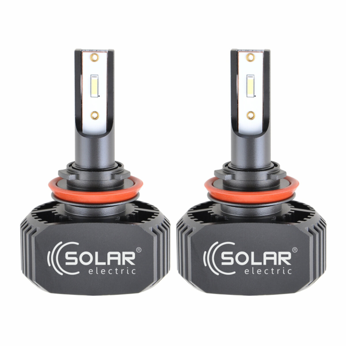 LED автолампа Solar H11 12/24V 6000K 5000Lm 40W CSP1860 2шт (8211) дивитися фото №2