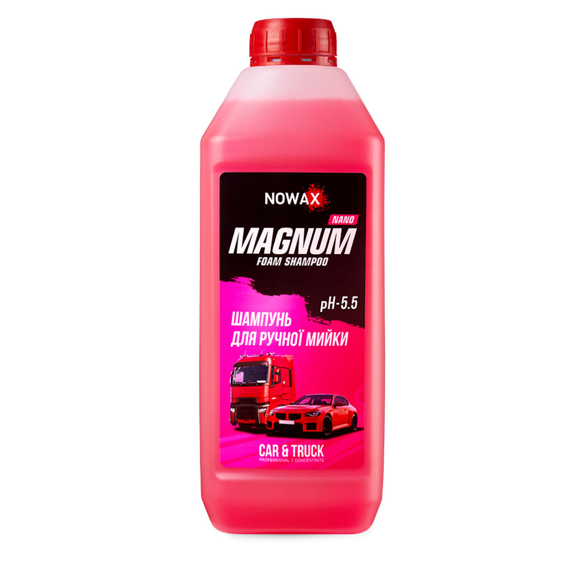 Шампунь Nowax Magnum Nano Foam Shampoo концентрат для ручной мойки 1л (NX01190) смотреть фото №1